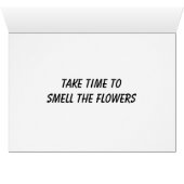Braedyn smells the flowers cards (Inside Horizontal (Bottom))