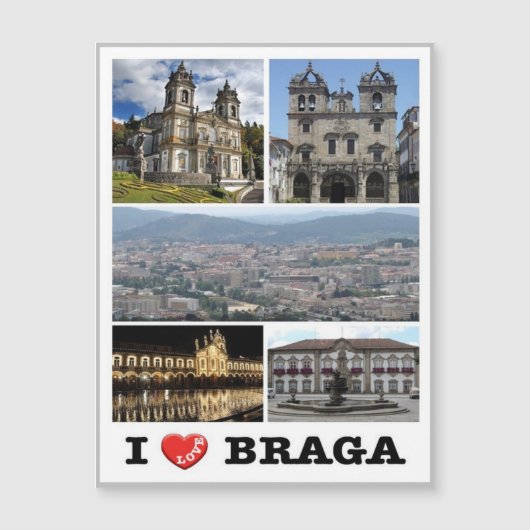 Braga - I Love - Portugal - (Front)