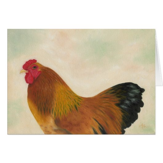 Brahma chicken card (Front Horizontal)