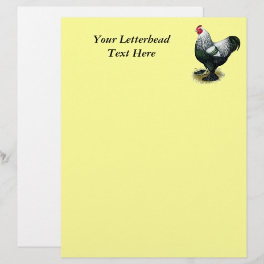 Brahma:  Dark Rooster (Front/Back)