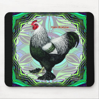 Brahma: Fancy Dark Rooster Mouse Pad