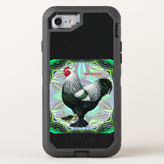 Brahma: Fancy Dark Rooster OtterBox Defender iPhone SE/8/7 Case