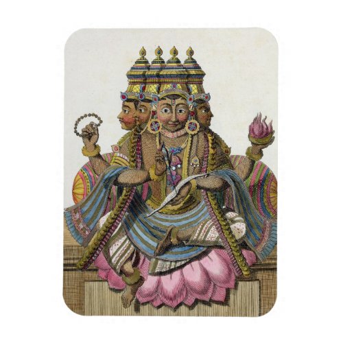 Brahma Hindu god of creation from Voyage aux In Magnet