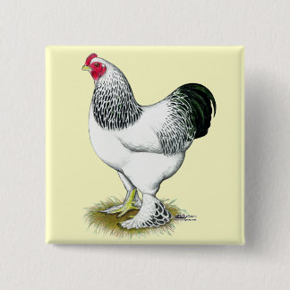 Brahma: Light Rooster Pinback Button