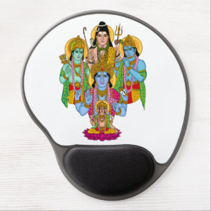 Brahma Vishnu Shiva Ram Krishna Mouse Pad
