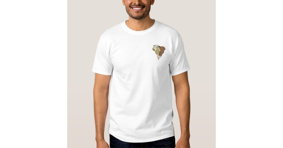 Brahman Bull Embroidered T-Shirt | Zazzle