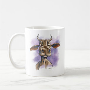 Brahman Cow Cartoon Coffee Mug