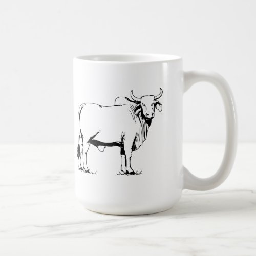 Brahman Cow Coffee Mug