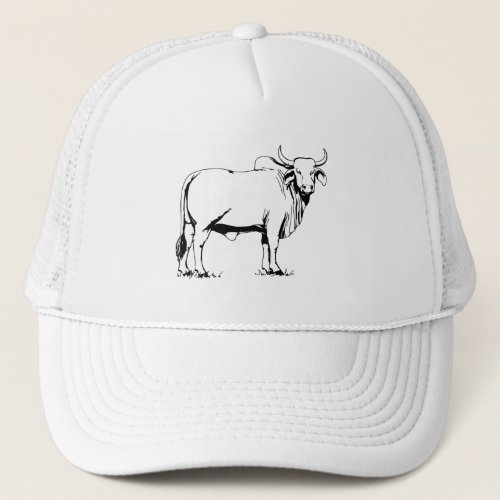 Brahman Cow Trucker Hat