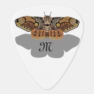Brahmin Moth Monogram Guitar Pick