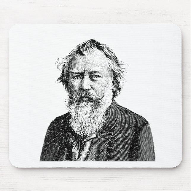 Brahms Mouse Pad (Front)