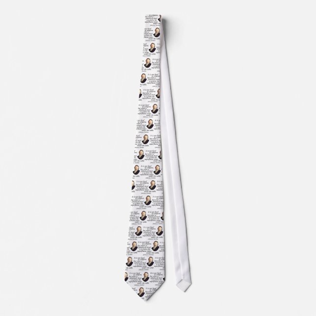 Brahms on Composing Neck Tie (Front)