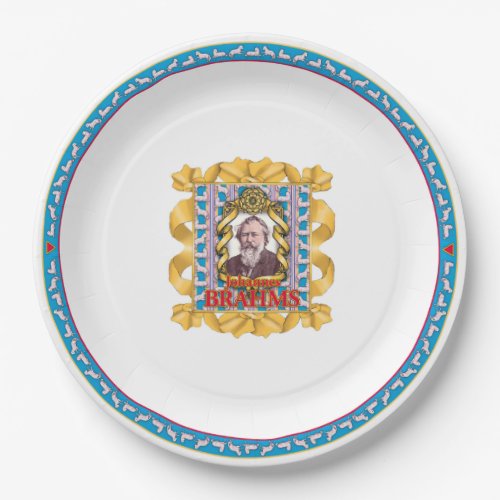 Brahms Paper Plate
