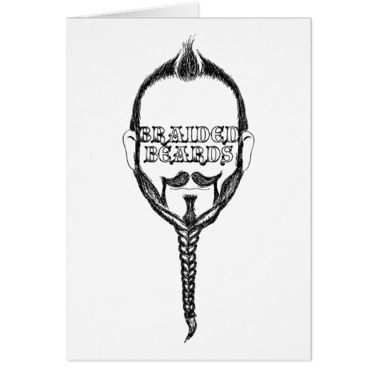 braided beards cards (Front)