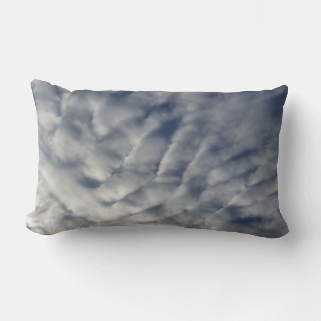 braided clouds lumbar pillow (Front)