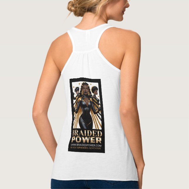 Braided Power Tank Top T-Shirt (Back)