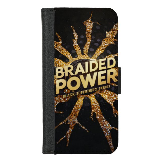 Braided Power Wallet Phone Case (Front)