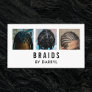 Braids Braiding Loctician Photo Afro Hair Stylist Business Card