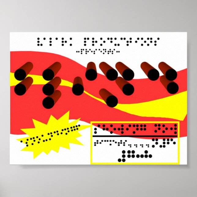 Braille Advert Poster (Front)