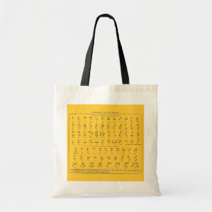 Braille Alphabet Bag