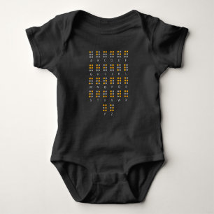 Braille Alphabet Blind Art Baby Bodysuit