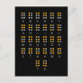 Braille Alphabet Blind Art Postcard