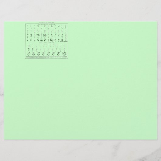 Braille Alphabet Letter Head (Front)
