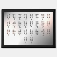 Braille Alphabet Magnet
