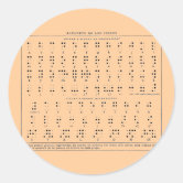 Braille Alphabet' Sticker