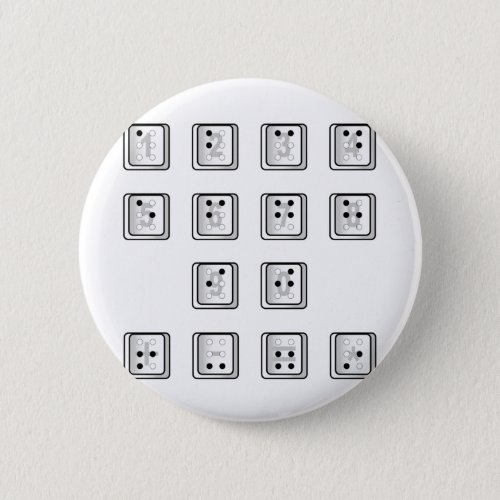Braille Computer Key Numbers Button