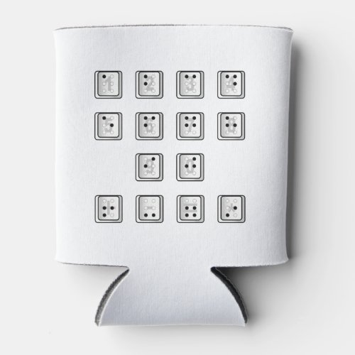 Braille Computer Key Numbers Can Cooler