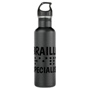 Braille Specialist Stainless Steel Water Bottle