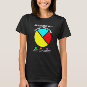 Braille Supply Awarenes Blindness Color Blind Hear T-Shirt