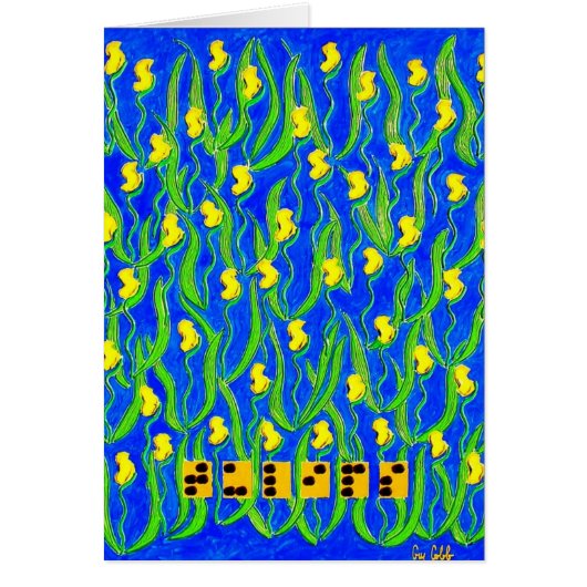 Braille Tulips Cards (Front)