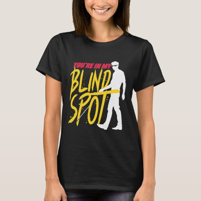 Braille Visually Impaired Blind Spot Blind People  T-Shirt (Front)