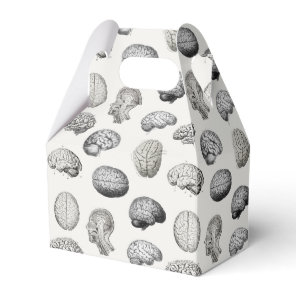 Brain Anatomy Biology Illustrations Favor Boxes