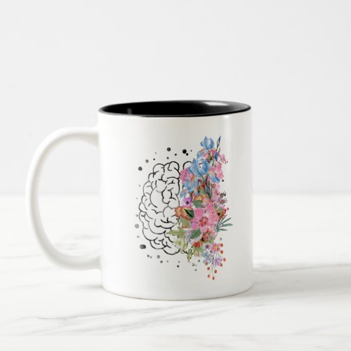 Brain anatomy Two_Tone coffee mug