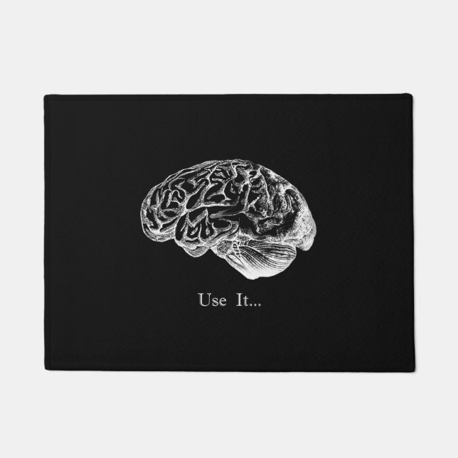 Brain Anatomy - Use It Doormat (Front)