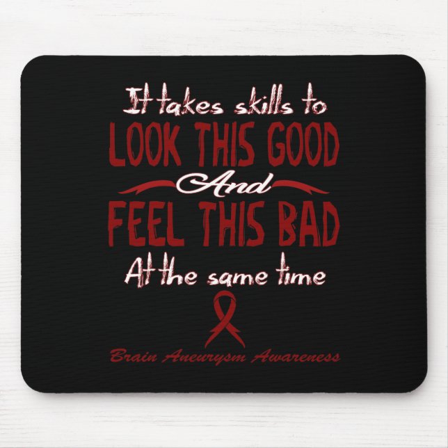 Brain Aneurysm Awareness 3 Mouse Pad (Front)