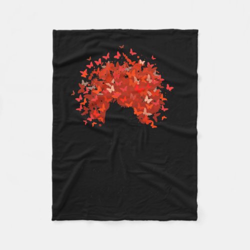 Brain Aneurysm Awareness Butterflies Gift  Fleece Blanket