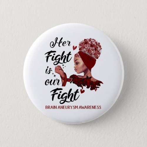Brain Aneurysm Awareness Her Fight Is Our Fight Button