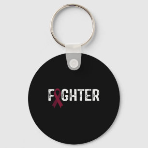 Brain Aneurysm Awareness Keychain