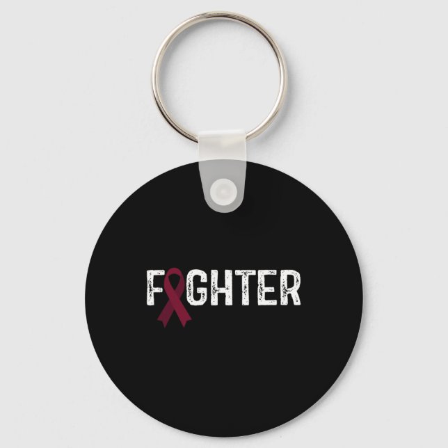 Brain Aneurysm Awareness  Keychain (Front)