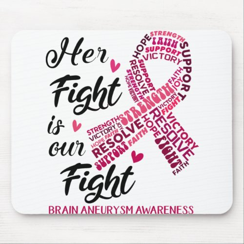 Brain Aneurysm Awareness Month Ribbon Gifts Mouse Pad