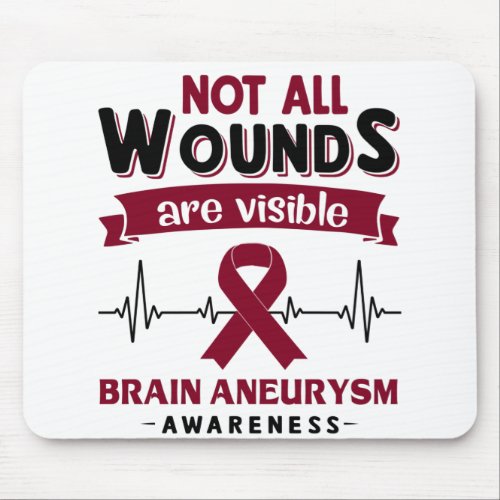 Brain Aneurysm Awareness Month Ribbon Gifts Mouse Pad