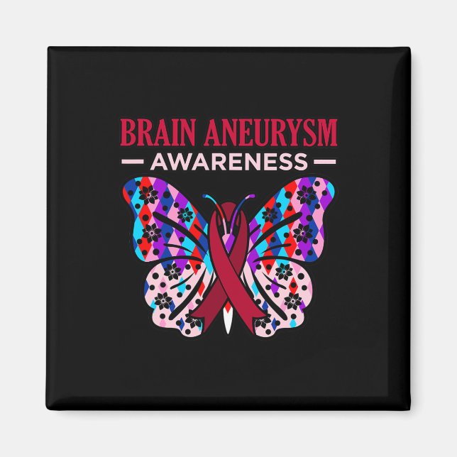Brain Aneurysm Awareness Month Support Graphic  Magnet (Front)