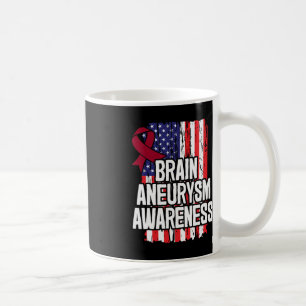 Brain Aneurysm Awareness Ribbon  Coffee Mug
