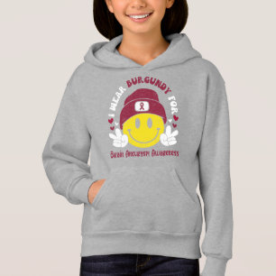 Brain Aneurysm Awareness Ribbon Support Gifts Hoodie
