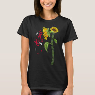 Brain Aneurysm Awareness Sunflower Surgery Support T-Shirt