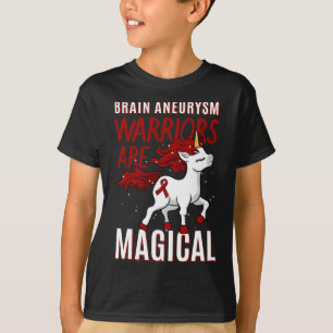 Brain Aneurysm Awareness Unicorn Supporter Intracr T-Shirt